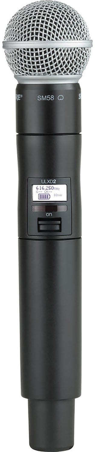 Shure ULXD2/SM58 Digital Handheld Transmitter - The Ultimate Vocal Companion in V50 Band