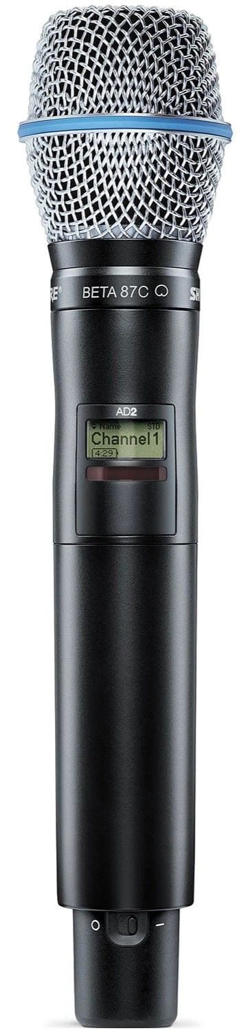 Shure Axient AD2/B87C X55 Band Handheld Wireless Microphone Transmitter - Unleash Your Voice with Precision
