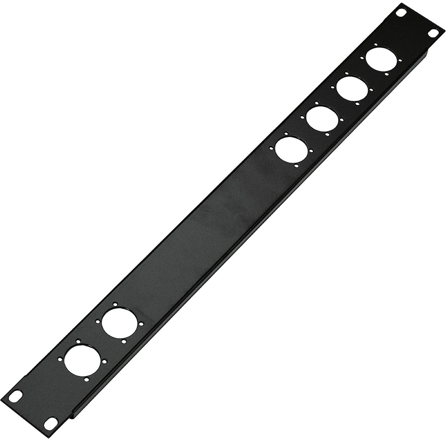 K&M 28306.000.55 6-XLR-Space Panel - Sleek Black