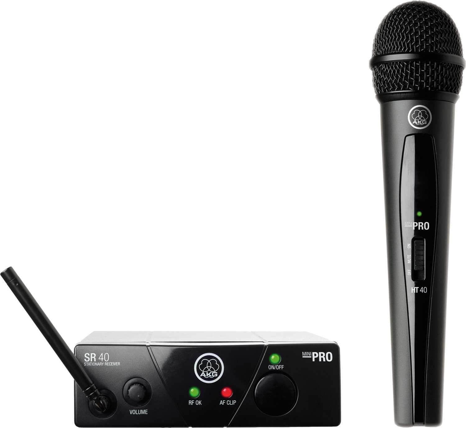 AKG WMS 40 Mini - The Ultimate Wireless Handheld Microphone for Crystal Clear Sound