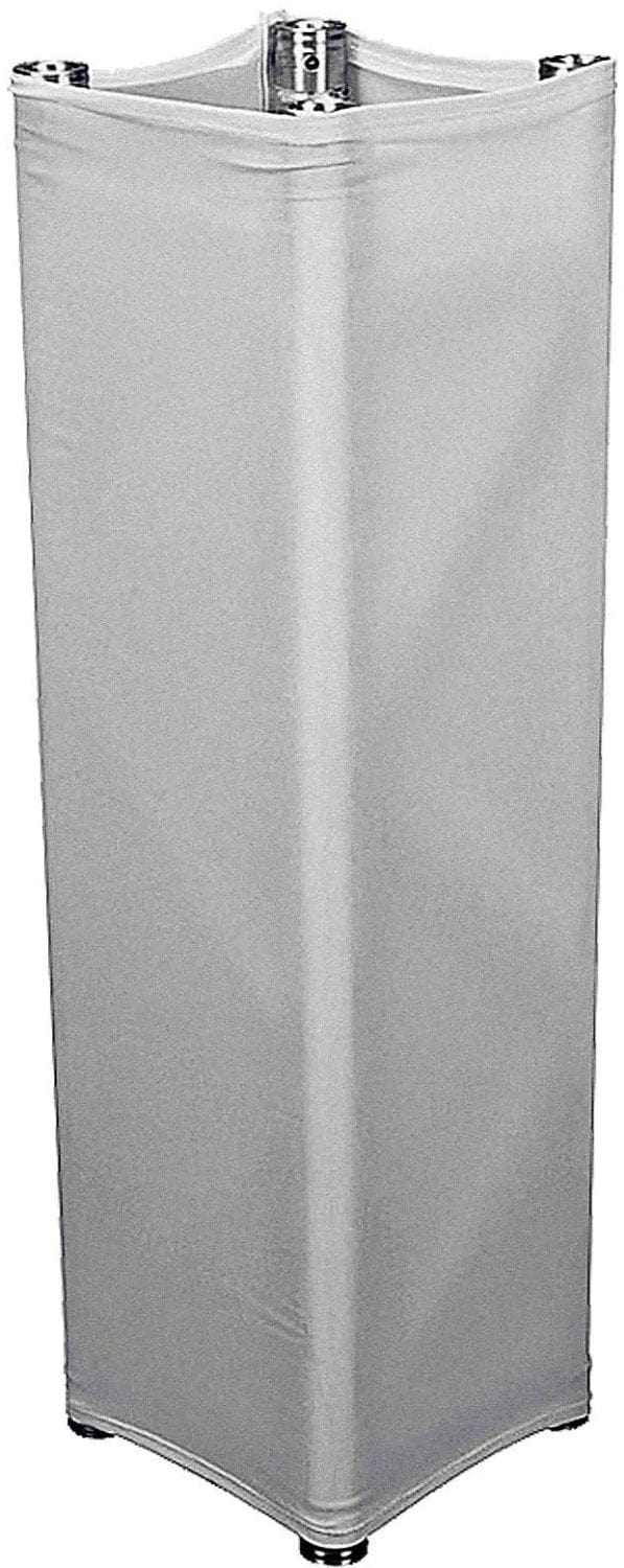 Global Truss GT-TC1.0 1 Meter White Truss Cover - Transform Your Event Setup!