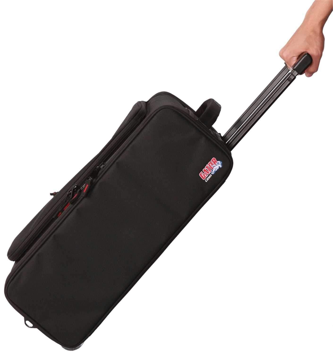 Gator 2-Space Rolling Rack Bag with Handle - Ideal for Road Use