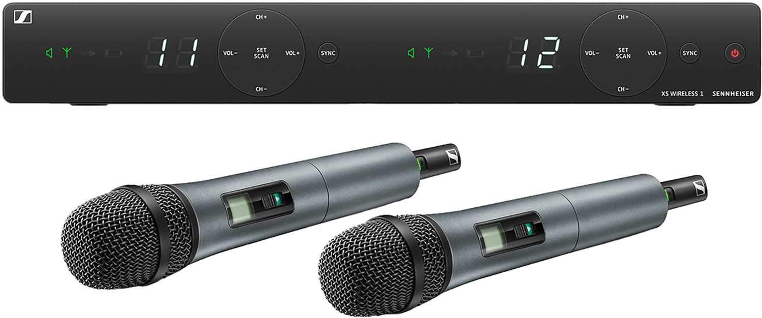 Sennheiser XSW 1-825 DUAL-A Wireless Vocal Set - Raise Your Voice with Ease