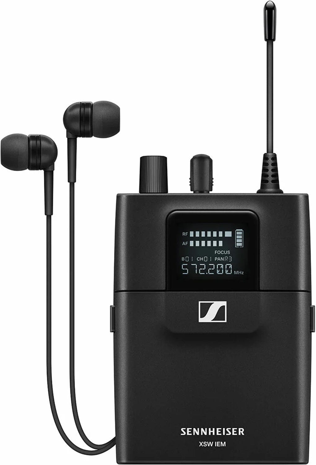 Sennheiser XSW EK In-Ear Monitor Belt Pack Receiver with High-Quality Headphones (572 - 596MHz)
