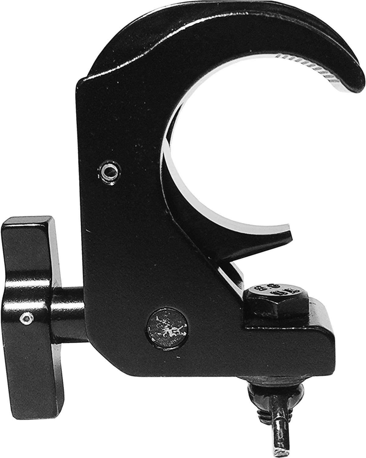 Global Truss 2-Inch Truss Black Hook Low Profile Snap-Clamp - Effortlessly Hang Lights and Effects