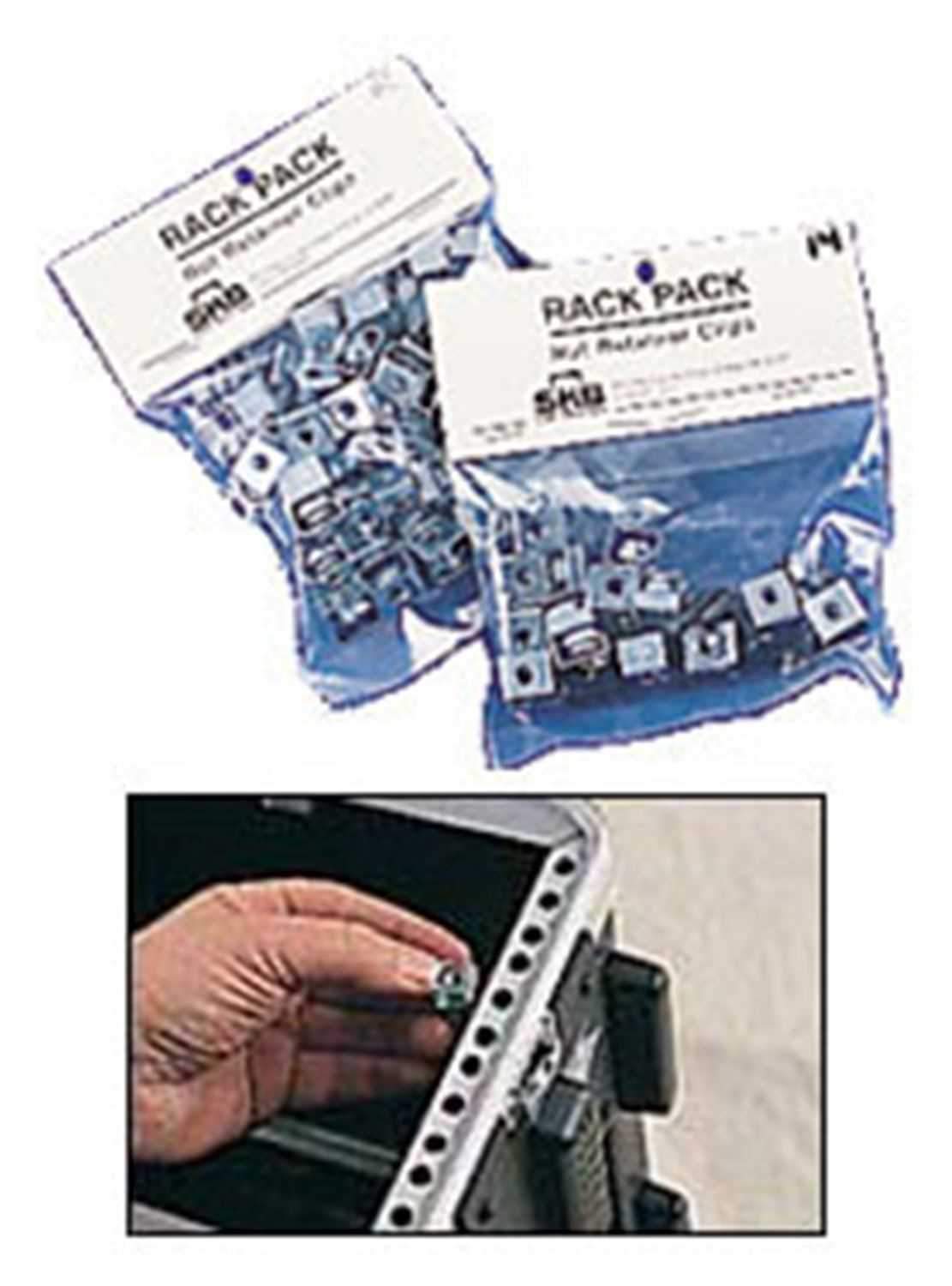 SKB Rack Mount Hardware: 12-Piece Screw & Clip Set - Essential for Your SKB Racks!