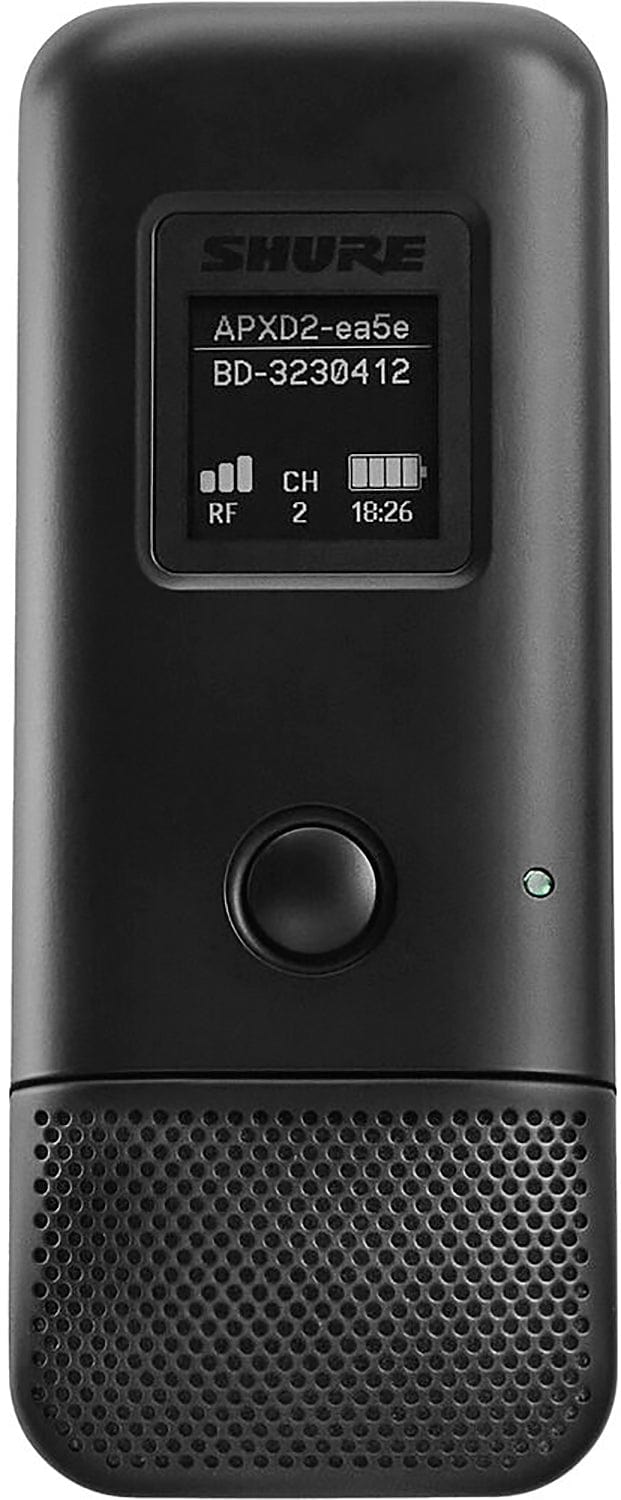 Shure MXW6X/C=-Z10 Cardioid Boundary Microphone Transmitter for Microflex Systems - Sleek & Reliable