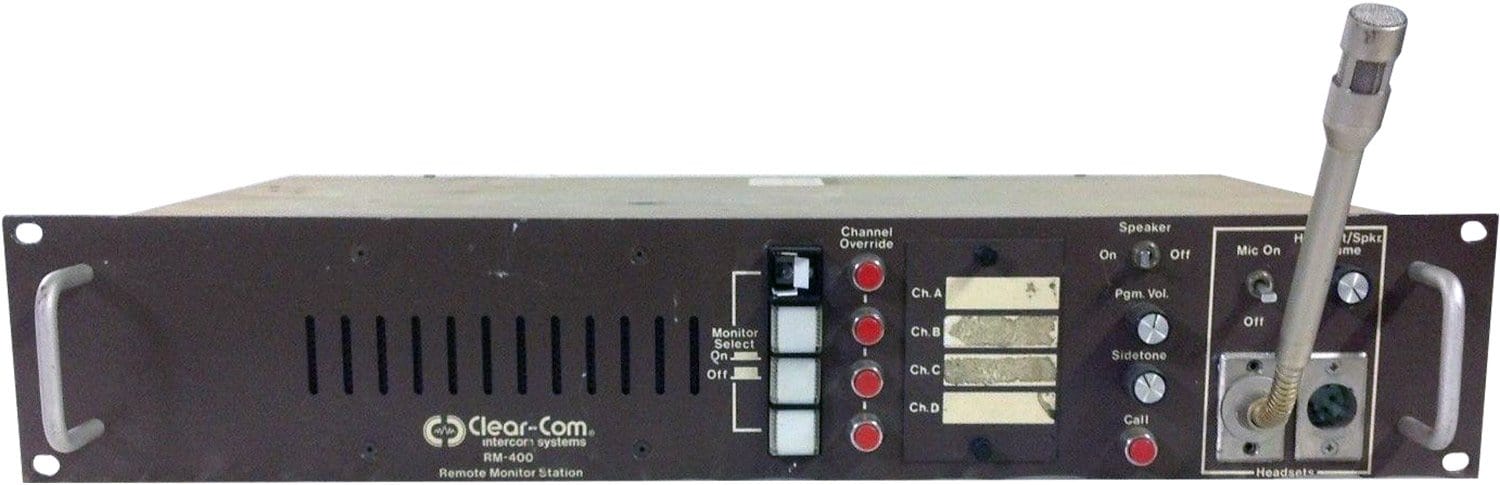 Clear-Com RM400 4-Channel Communication Remote Station - The Ultimate Solution for Crystal-Clear Communication