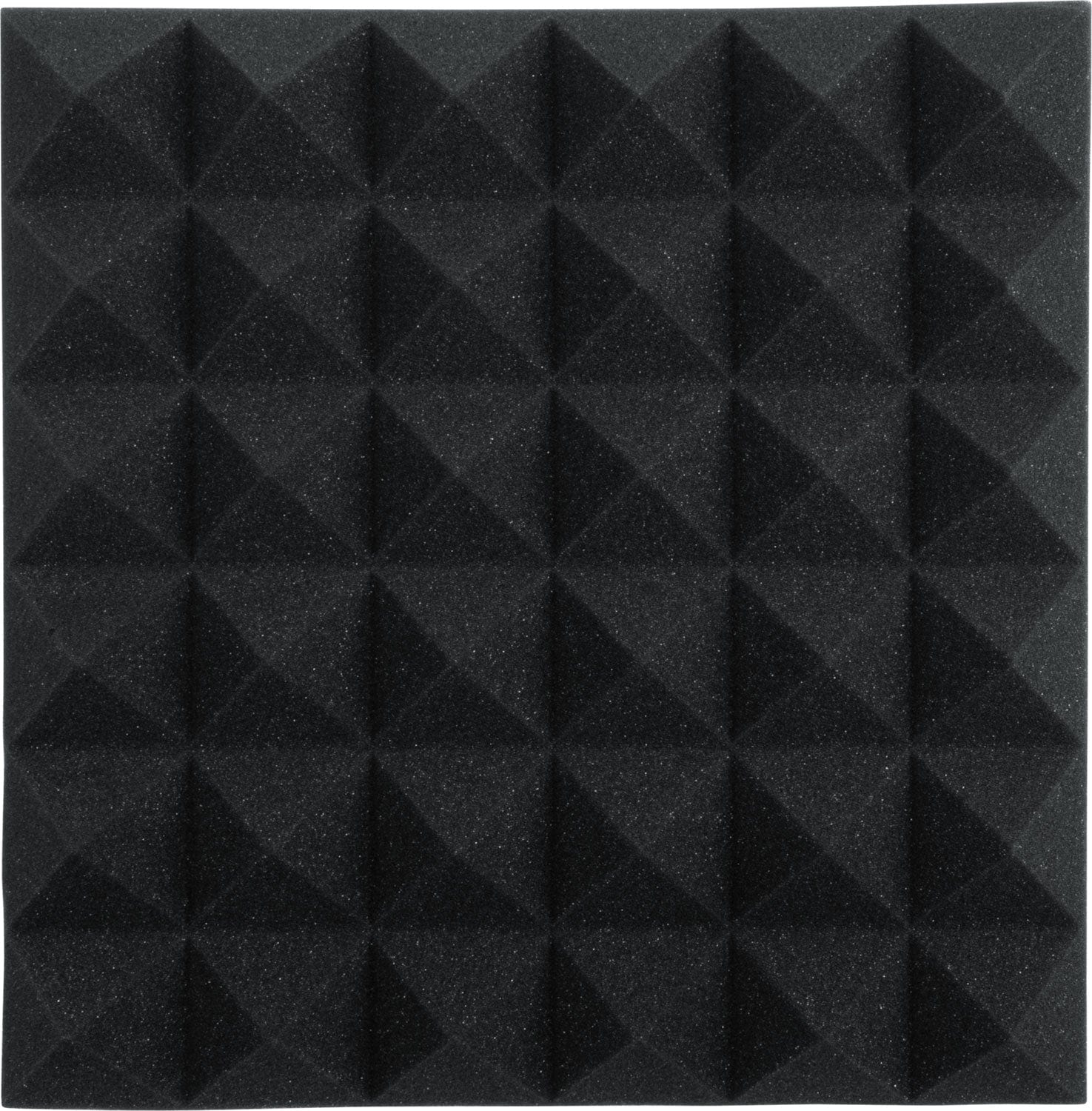 Gator 8-Pack 12x12x2-inch Pyramid Foam Charcoal - Acoustic Excellence for Your Space