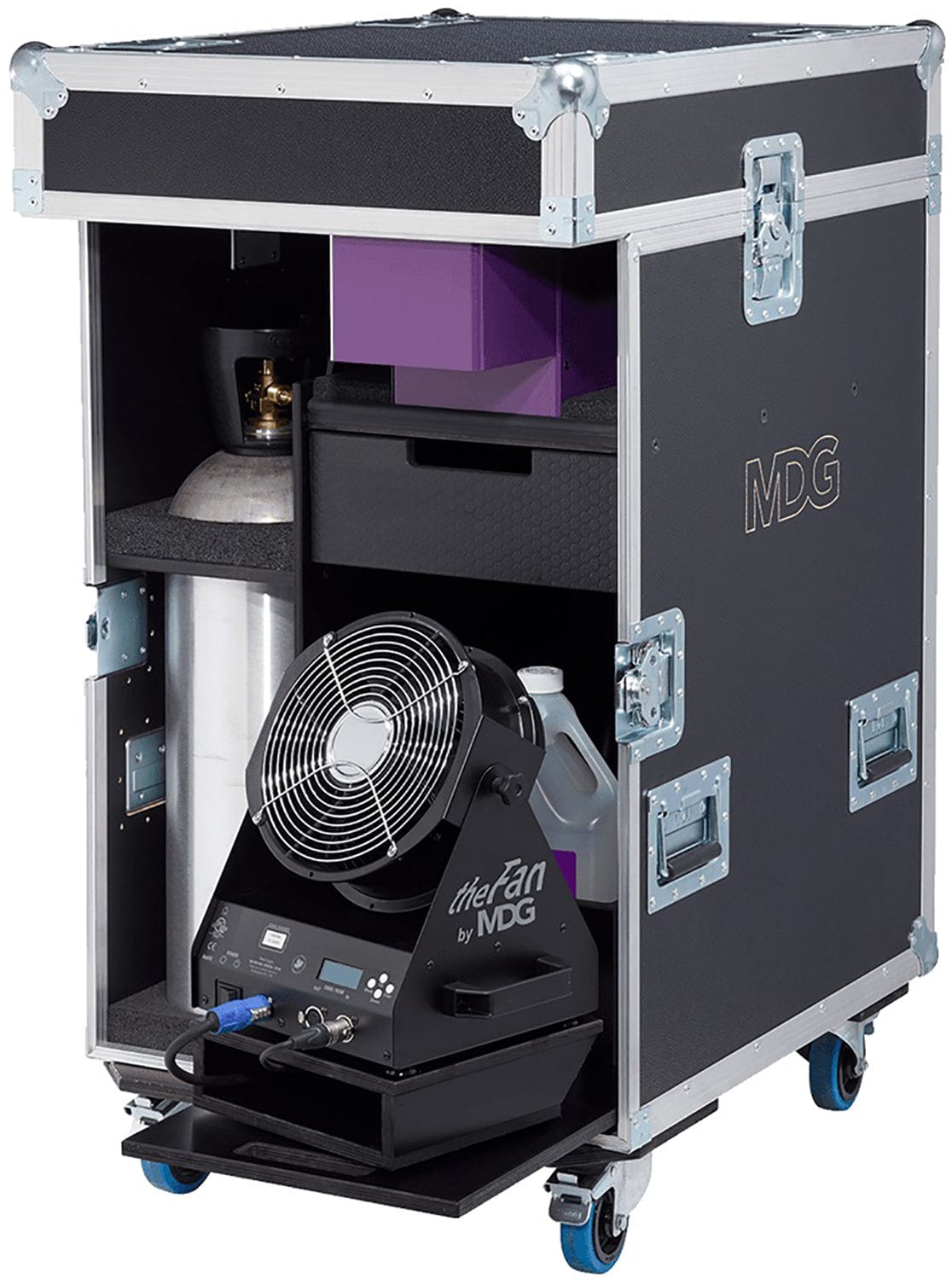 MDG Vertical Flight Case for Me4 or M5 Haze/Fog Generators - Your Ultimate Performance Companion