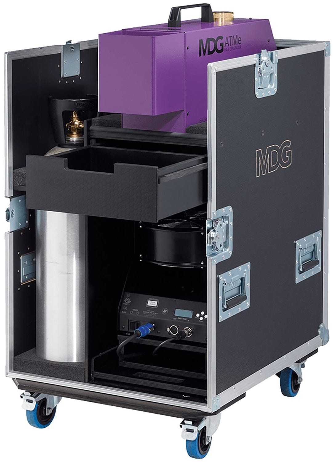MDG Vertical Flight Case for Me4 or M5 Haze/Fog Generators - Your Ultimate Performance Companion