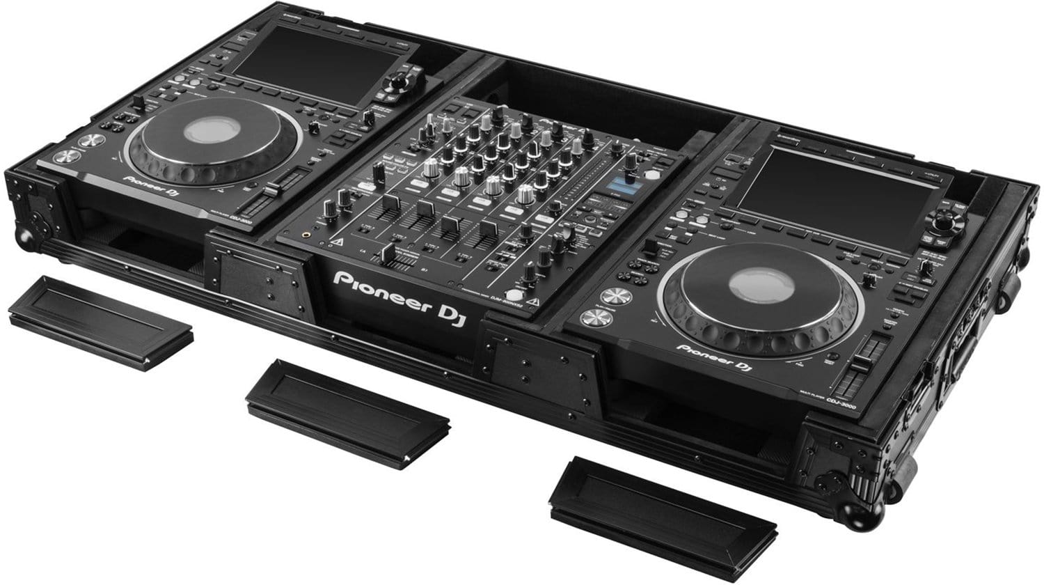 Odyssey FZ12CDJWXD2BL 12-Inch DJ Mixer Coffin - Sleek and Durable for Your DJ Setup
