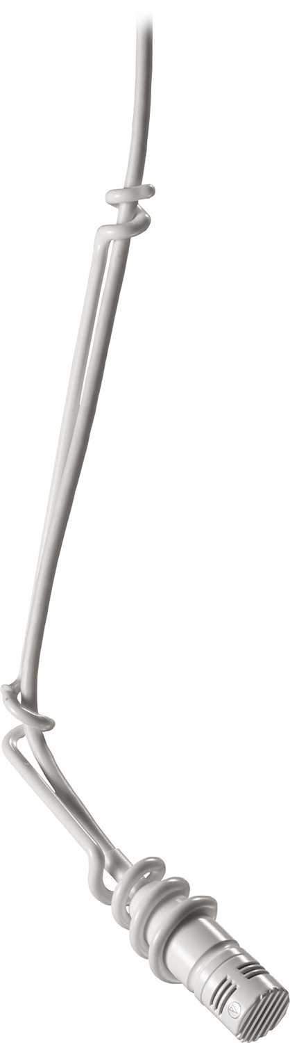 Audio-Technica U853RW Condenser Hanging Choir Microphone - White