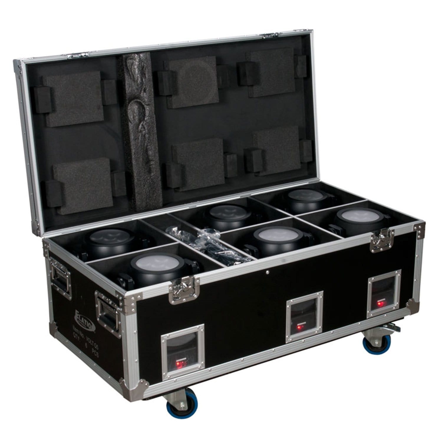 Elation 6 Volt Q5E LED Charging Road Case - Light Up Your Events!