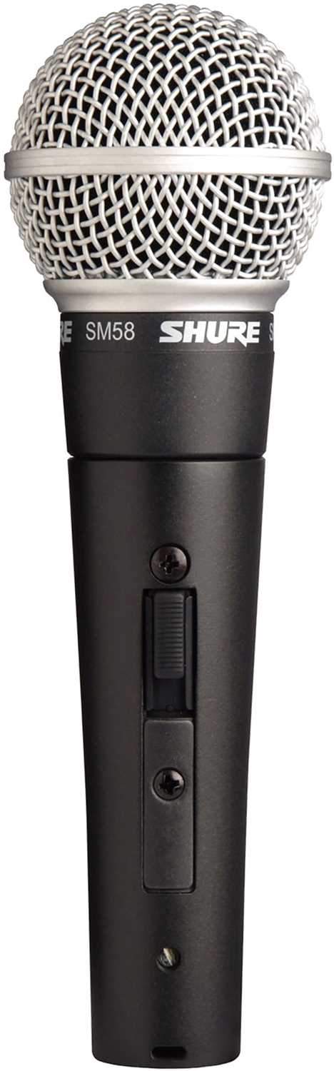 Shure SM58S Dynamic Mics with On-Off Switch - 10-Pack: Your Ultimate Vocal Companion for Every Performance