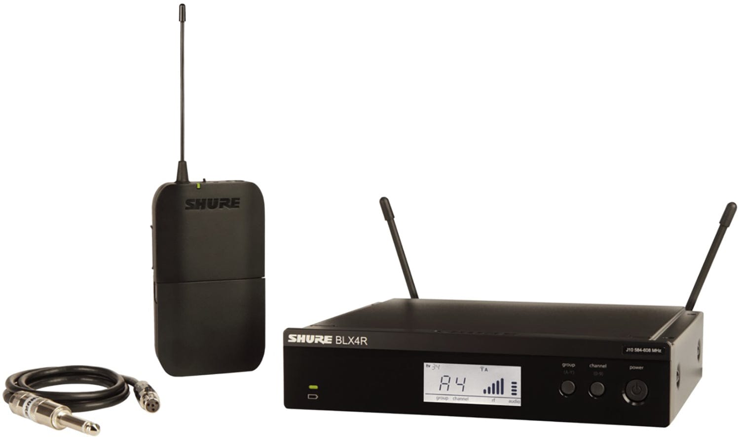 Shure BLX14R H11 Band Wireless Rack-mount Guitar System - Unleash Your Guitar's Potential