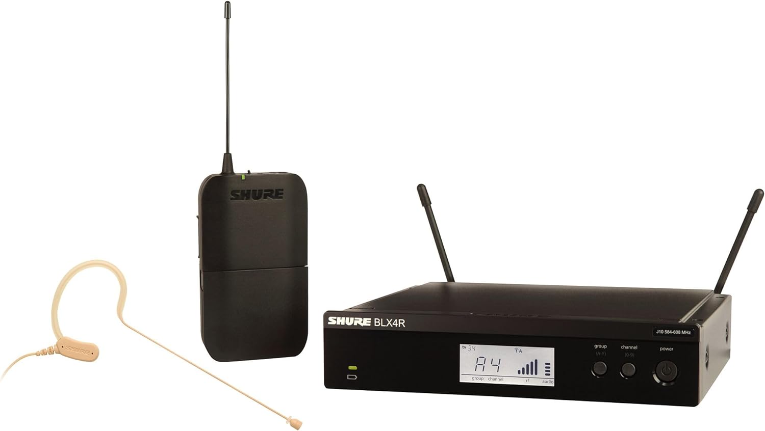 Shure BLX14R Wireless Rack-mount Presenter System - The Ultimate Sound Solution for Presentations