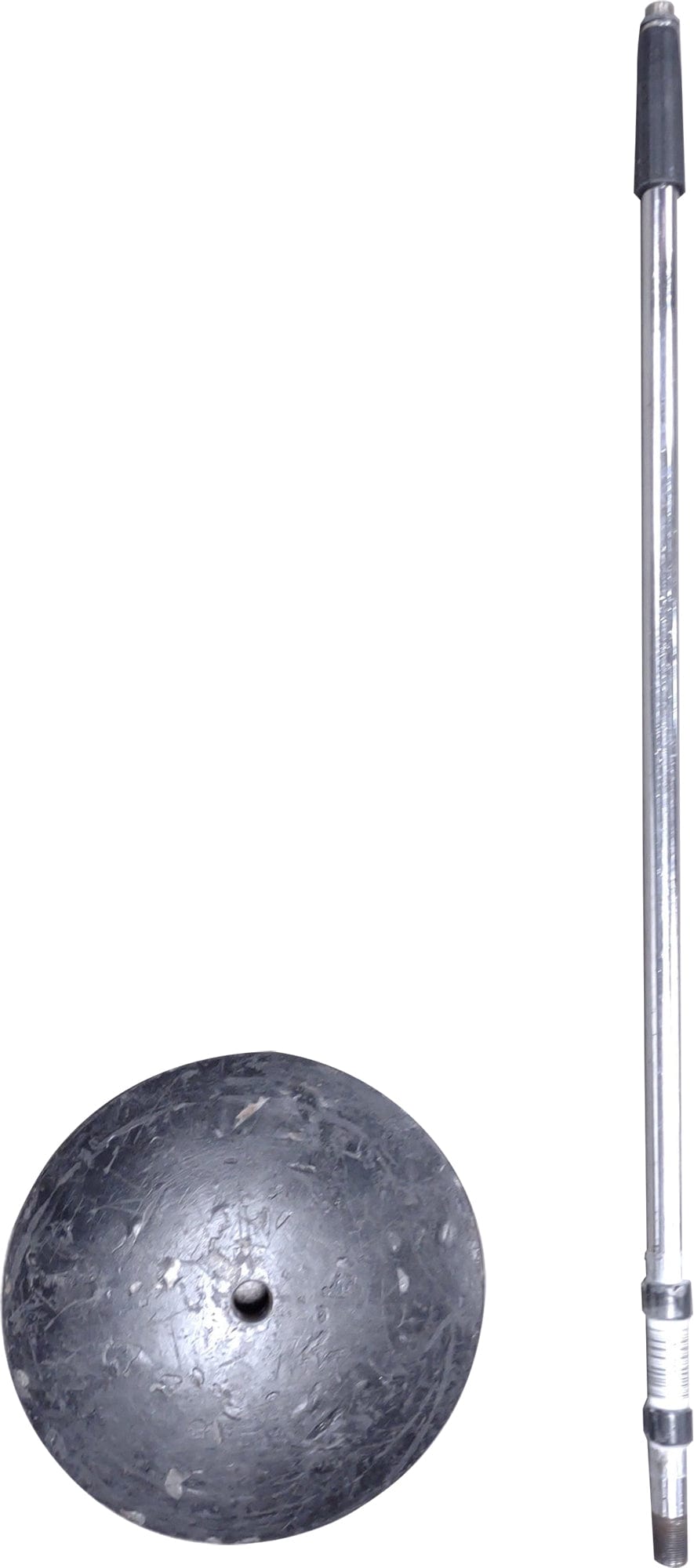 K&M Atlas Silver Straight Microphone Stand with Round Base - Your Perfect Recording Partner