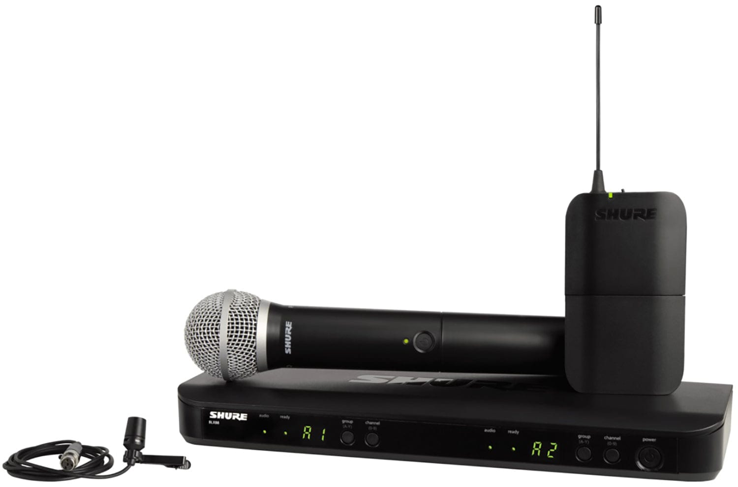 Shure BLX1288 Wireless Combo System - Professional Sound, Long Battery Life