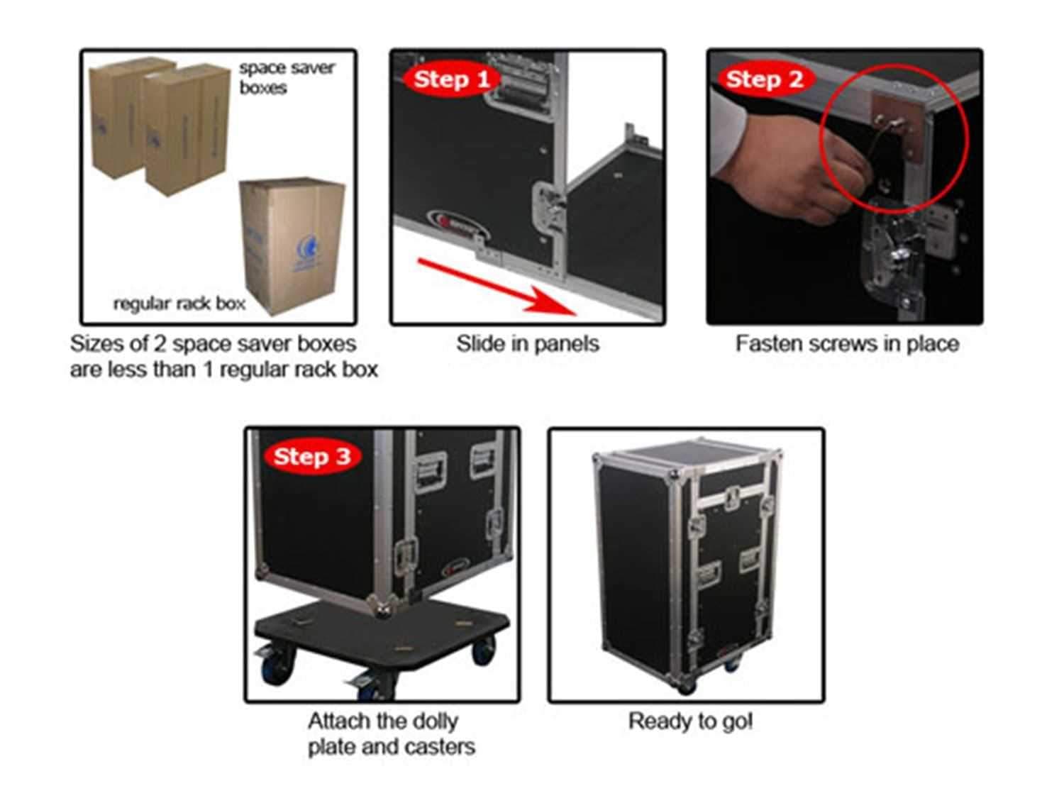 Odyssey FZSRPAR12W Space-Saving Amplifier Rack - Your Ultimate Audio Solution