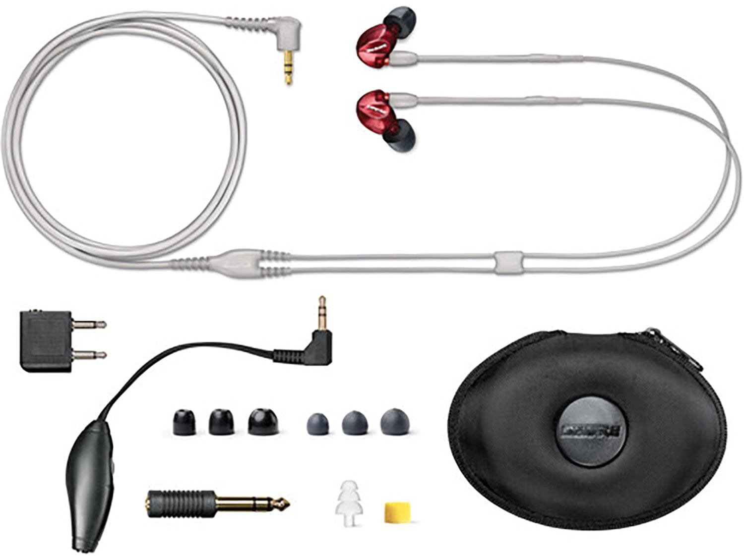 Shure SE535LTD Red In-Ear Monitor Earphones - Immerse in Stunning Sound