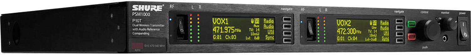 Shure P10T=-H22 Dual Rack Wireless Transmitter for PSM1000 - Unleash Your Audio Experience