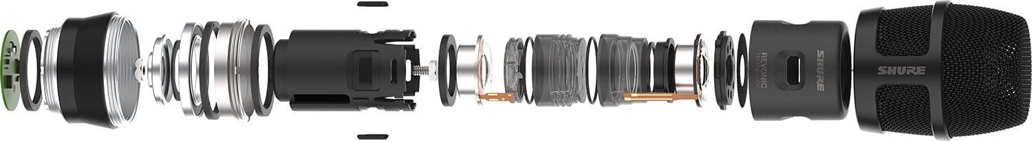 Shure RPW200 Nexadyne 8/C Dynamic Wireless Capsule for Handheld Transmitters - Black, a Must-Have for Clear Vocals!