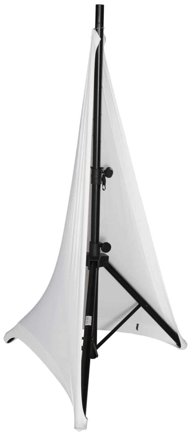 Gator Ultra-Stretchy White Speaker Stand Cover for Two Sides