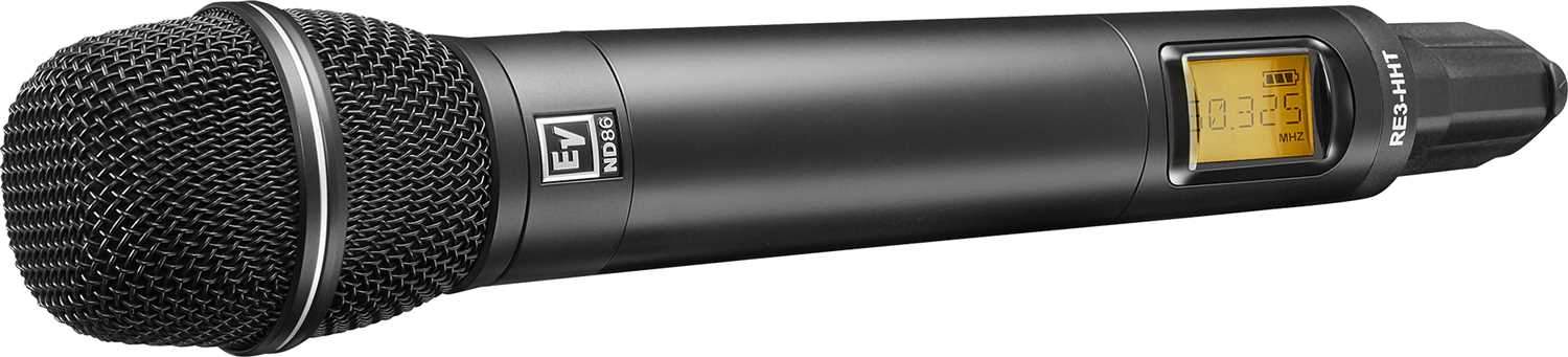 Electro-Voice RE3-HHT86-6M Handheld ND86 Wireless Mic Transmitter - Your Vocal Performance Essential