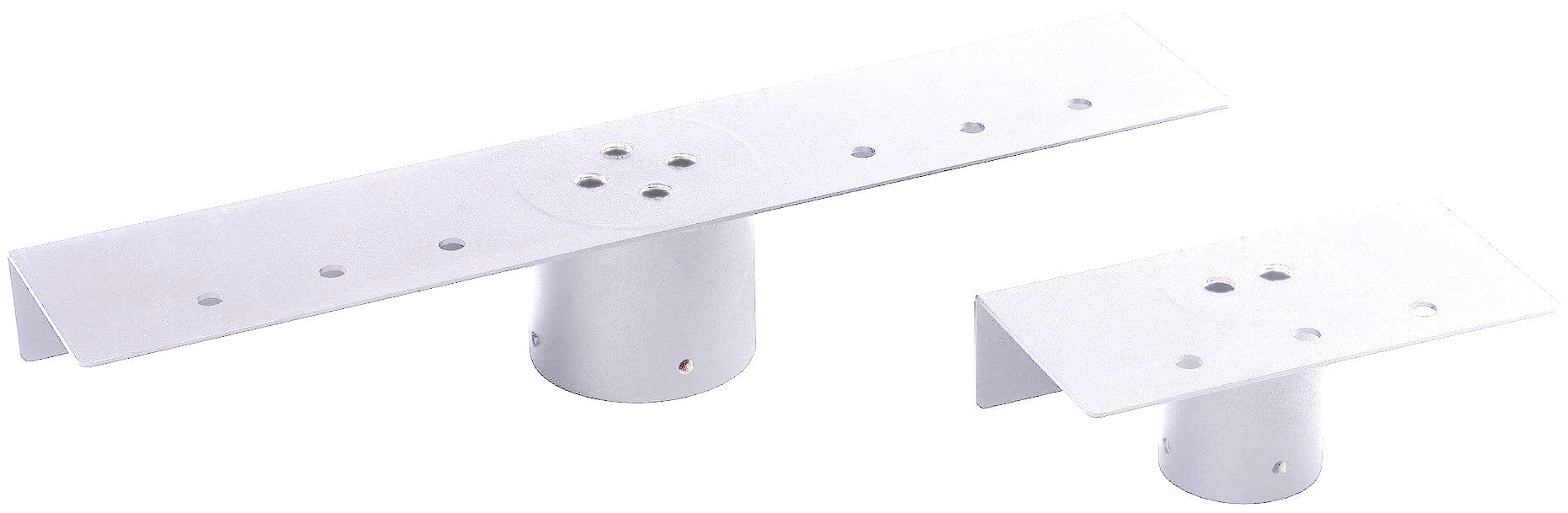 ETC D40/D60 XTI Double Pole Mount Kit - White - Transform Your Pole Mounting with Ease