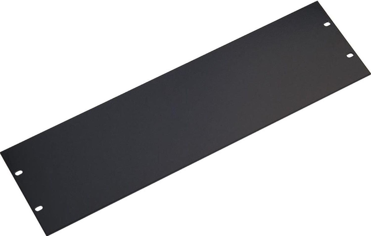 K&M 4-Space Black Aluminum Panel - Sleek and Durable!