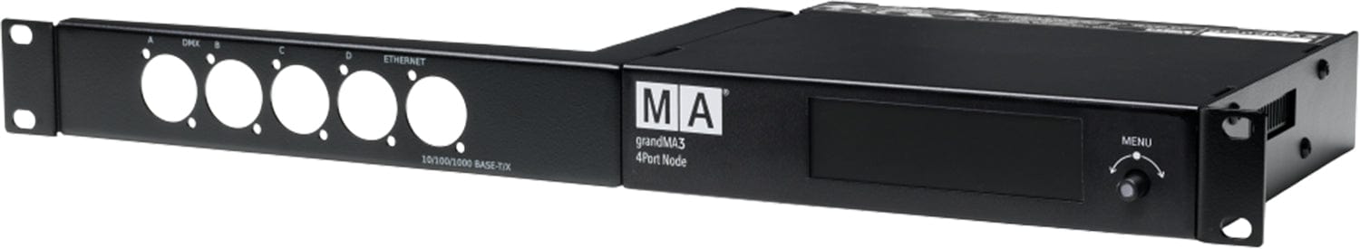 MA Lighting MA130282 XLR 5-Pin Panel 19-Inch Rack Mounting Kit - Supercharge Your 1x2-Port Node Setup!
