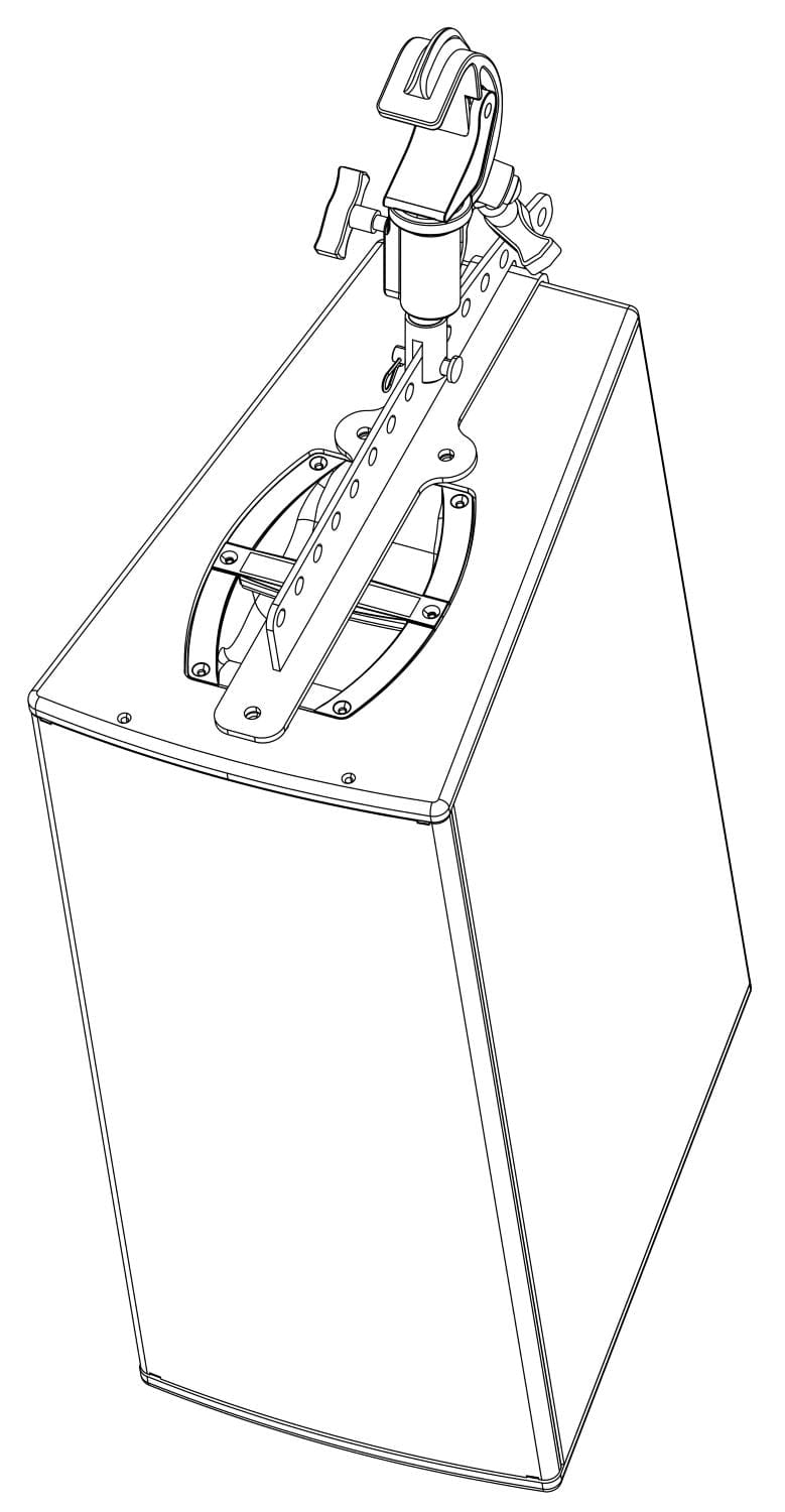 D&B Audiotechnik Z5015.000.00 TV Spigot Flying Adapter 02 - Your Ultimate Loudspeaker Hanging Solution