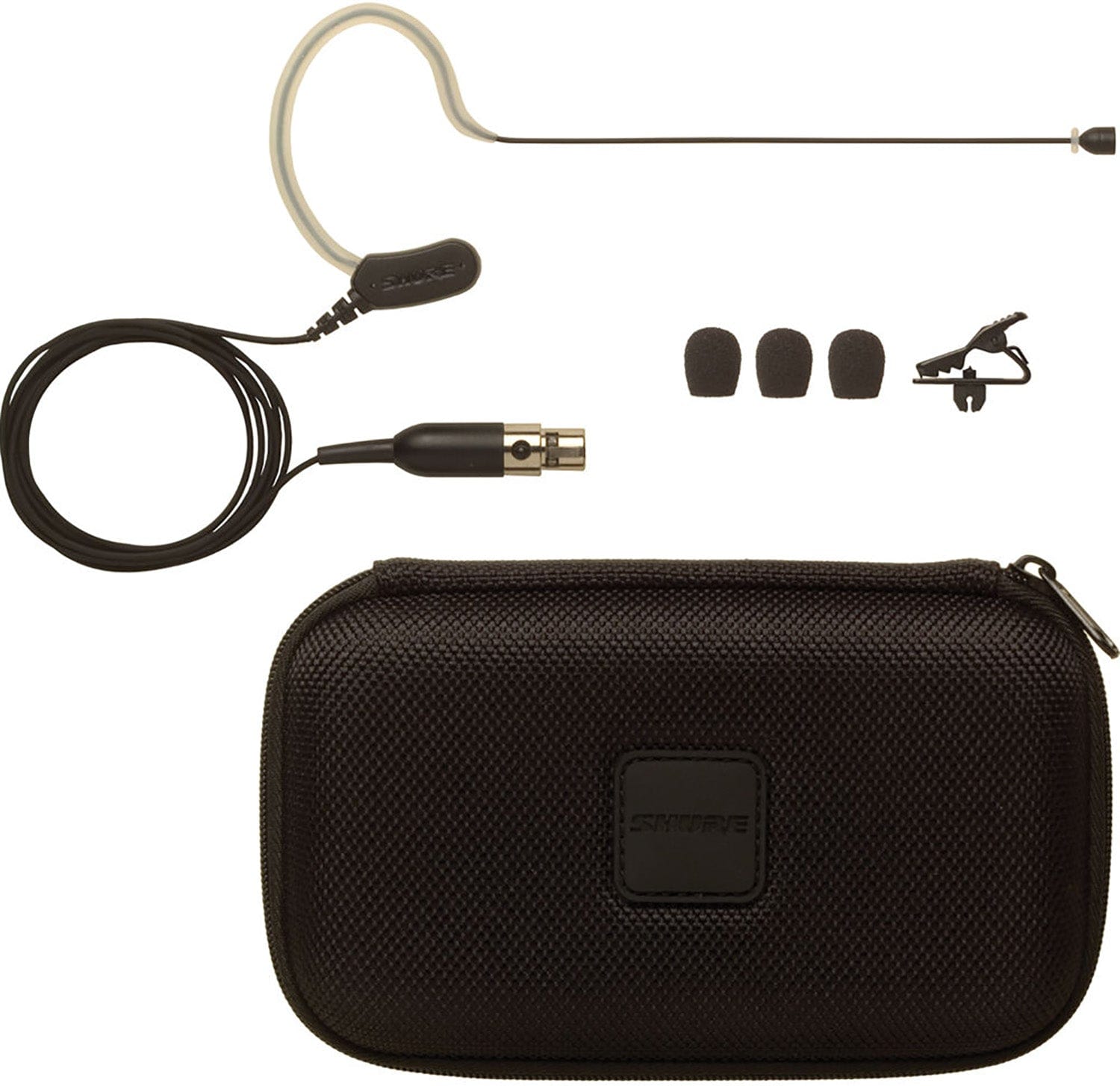 Shure MX153B/O-TQG Omnidirectional Earset Headworn Microphone - The Ultimate Choice for Crystal Clear Sound