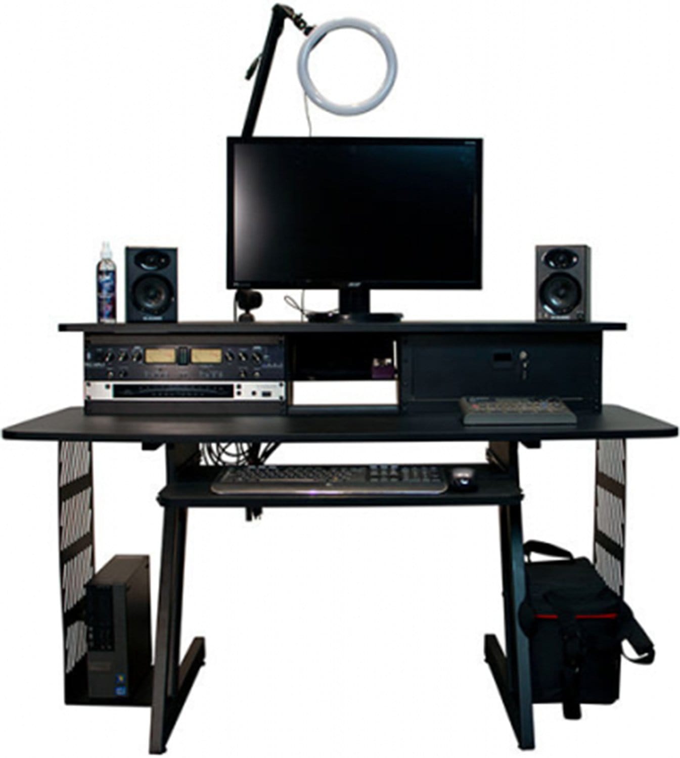 On-Stage WS7700B Pro Large Workstation for Enhanced Studio Setup