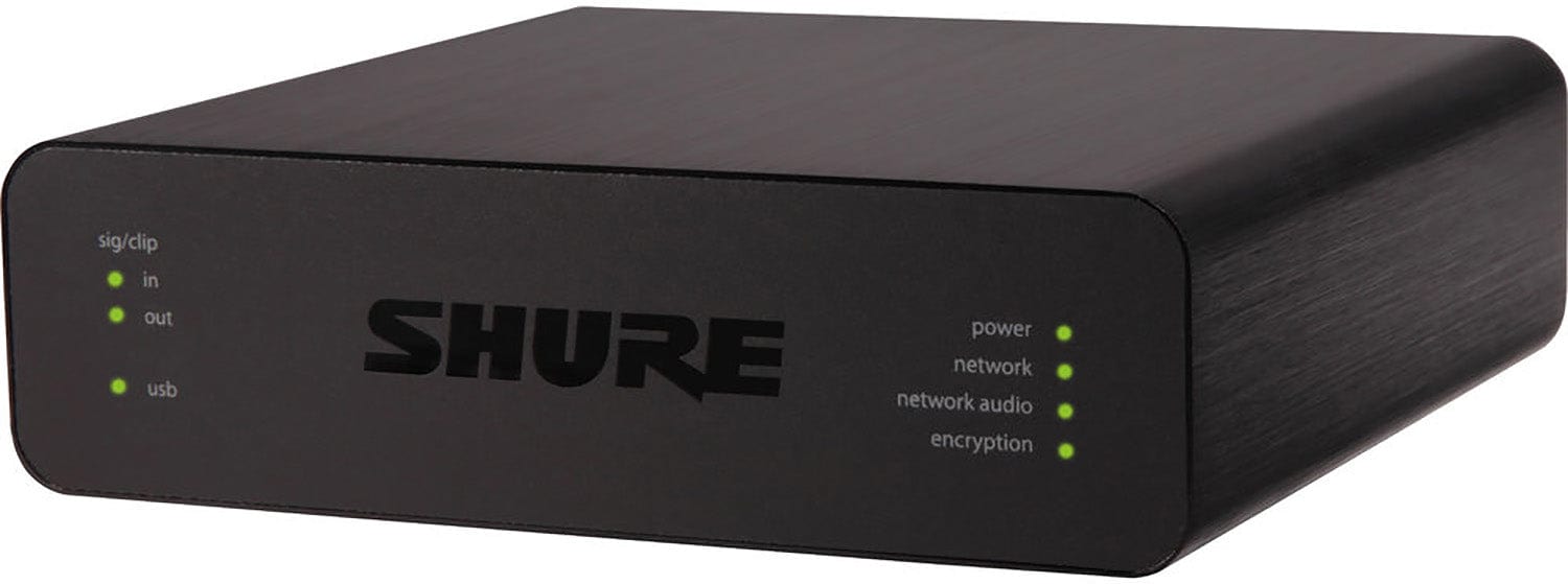 Shure MXWAPT4-Z10 + USB-P Bundle: 4-Channel Transceiver & USB Network Interface