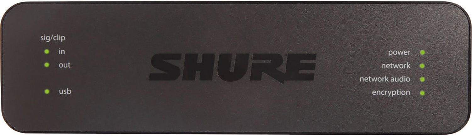 Shure MXWAPT4-Z10 + USB-P Bundle: 4-Channel Transceiver & USB Network Interface