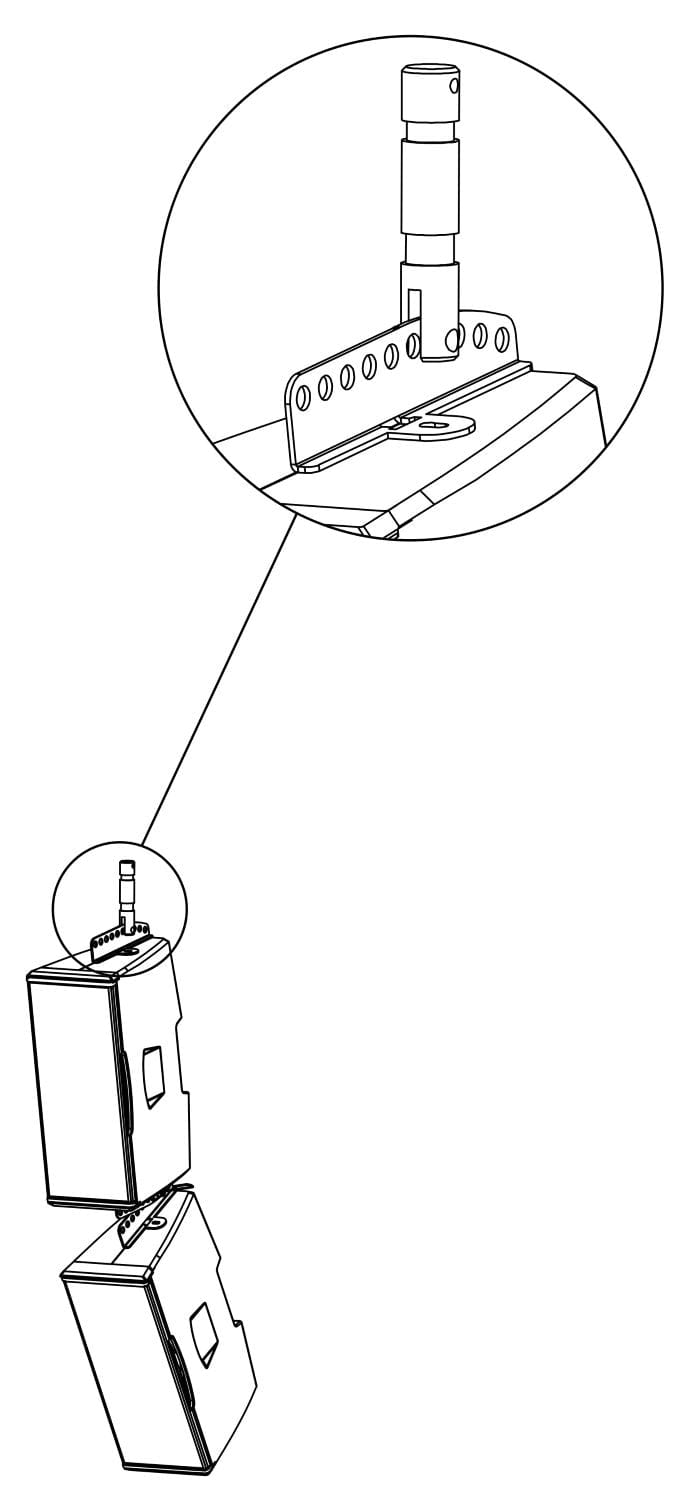 D&B Audiotechnik Z5015.000.00 TV Spigot Flying Adapter 02 - Your Ultimate Loudspeaker Hanging Solution