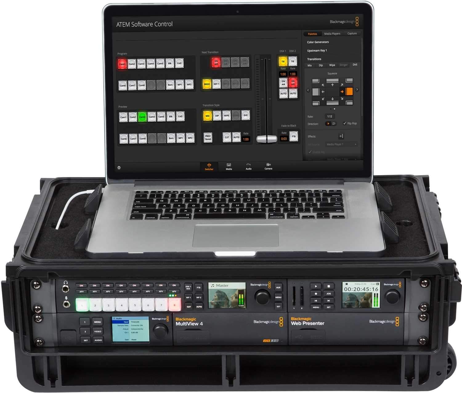 SKB 1SKB-ISF2U Injection Molded Laptop & 2U Rack Case - Your Ultimate Studio Gear Protector