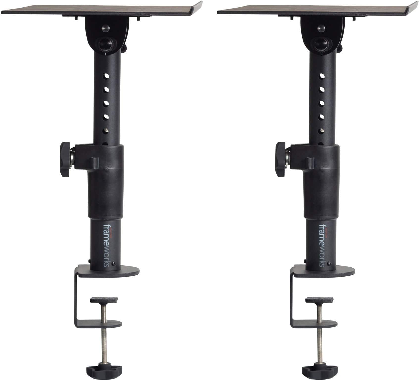 Gator Frameworks Premium Clamp-On Studio Monitor Stand Pair