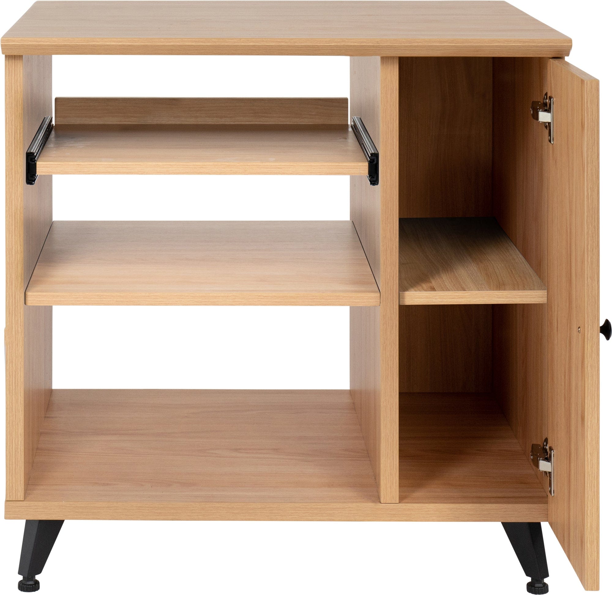 Gator Elite Maple Furniture Rolling Rack Sidecar for Studio Equipment
