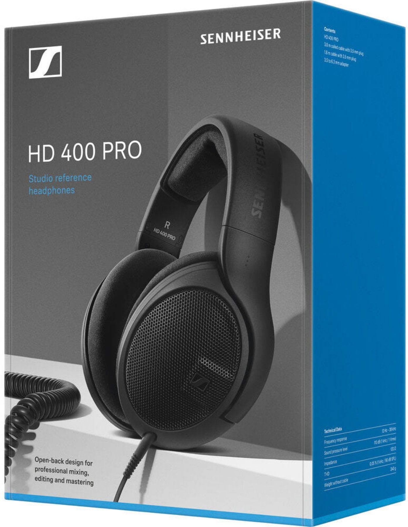 Sennheiser HD 400 PRO Professional Precision Studio Headphones