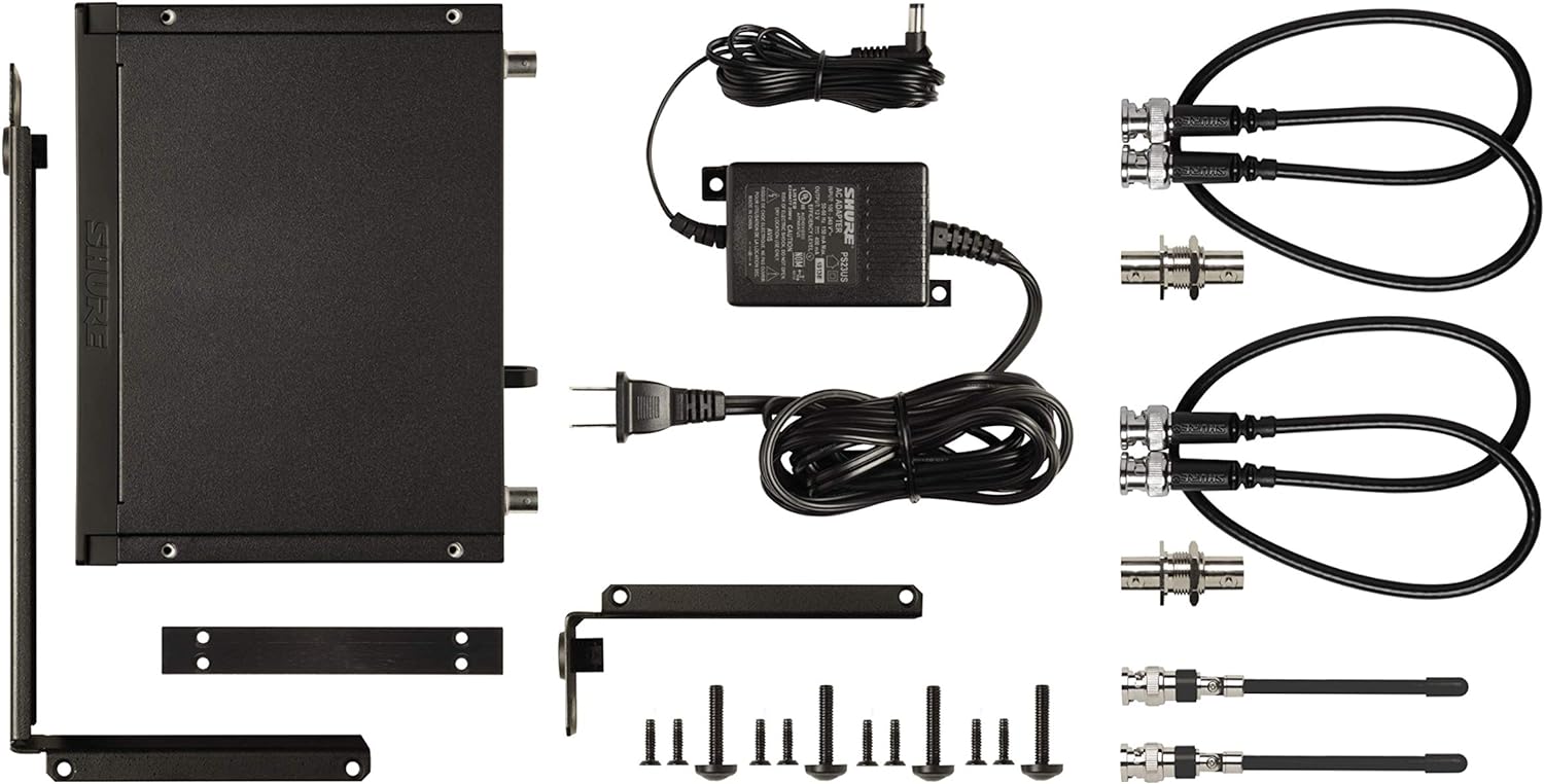 Shure BLX14R Wireless Rack-mount Presenter System - J11 Band with WL93 Miniature Lavalier Microphone: Unleash Professional Sound