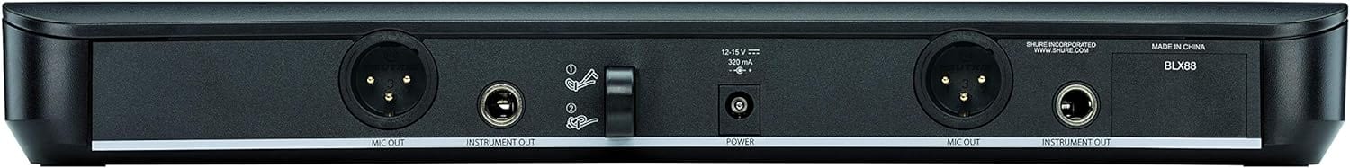 Shure BLX288 Wireless Dual Vocal System - Unleash Your Voice with 2x Beta 58A in H11 Band
