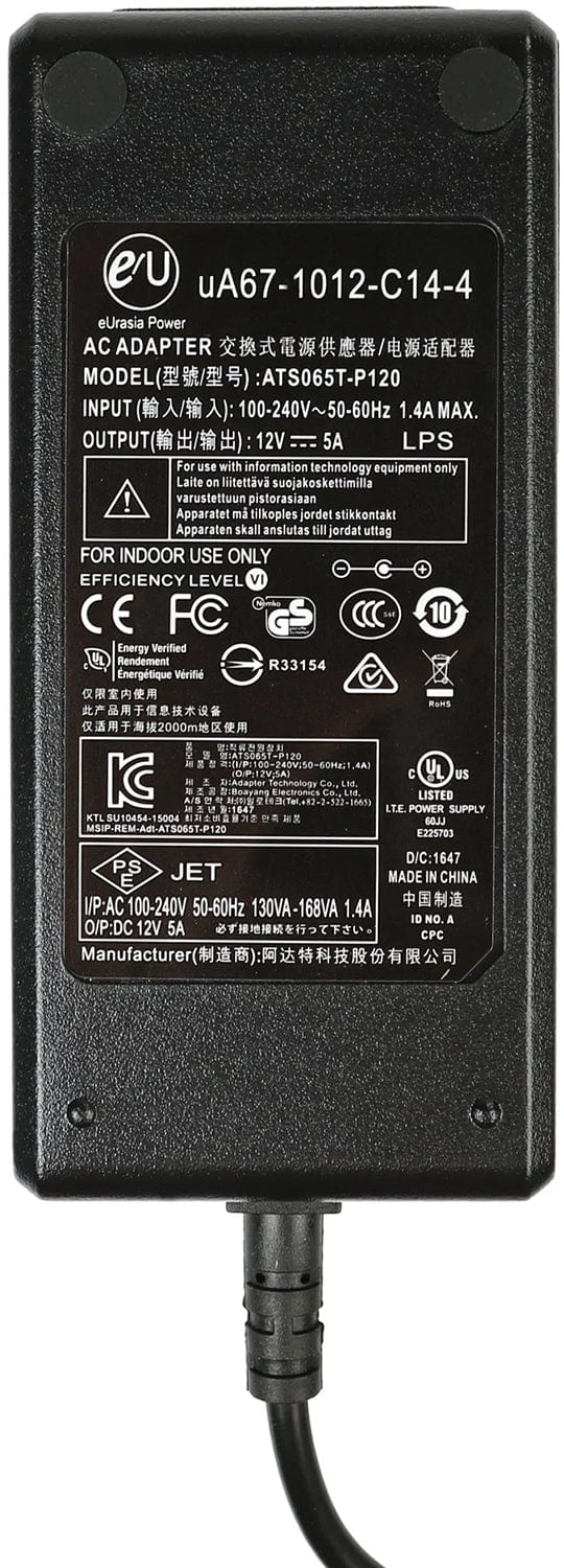 Clear-Com 12V/60W In-Line Power Supply - Keep Your Equipment Powered!