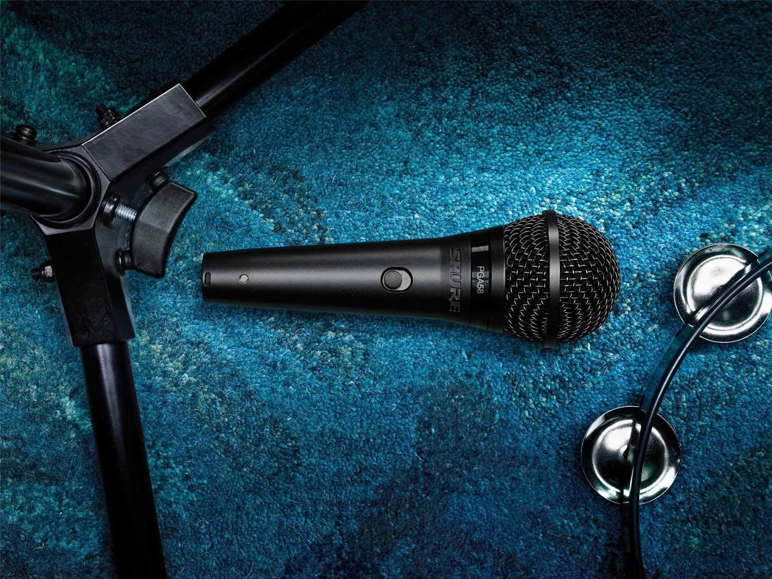 Shure PGA58-QTR Dynamic Vocal Microphone Bundle with XLR-QTR Cable - The Ultimate Vocal Companion