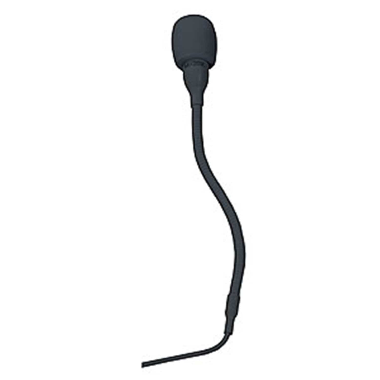 Shure MX202BP/C Ultra-Compact Overhead Mic with Plate Mount Preamp - Black
