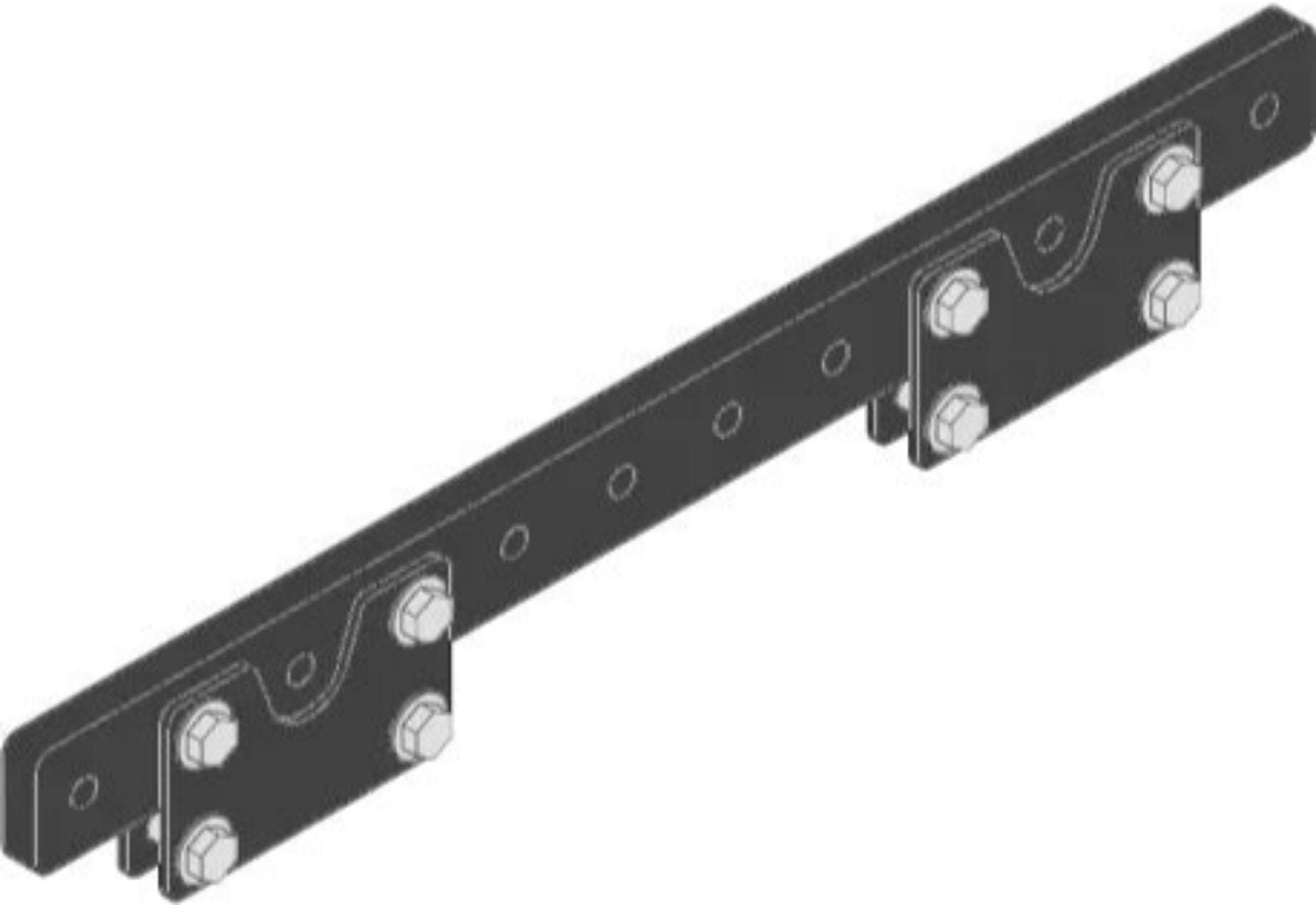 Q-SYS EB2082-I-BK Extension Bar: Optimize Your Sound Setup with Ease