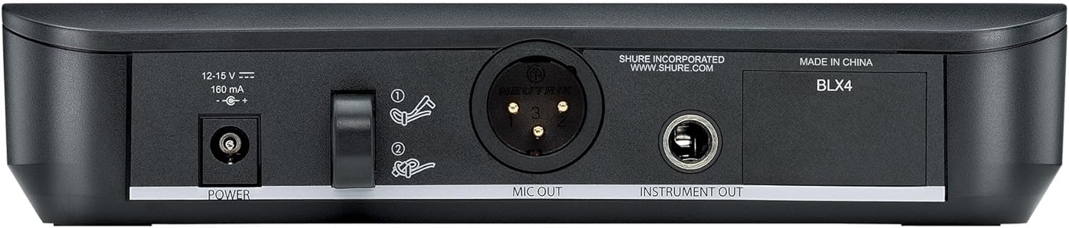 Shure BLX4 H9 Band Wireless Receiver - Ideal for Small Venues