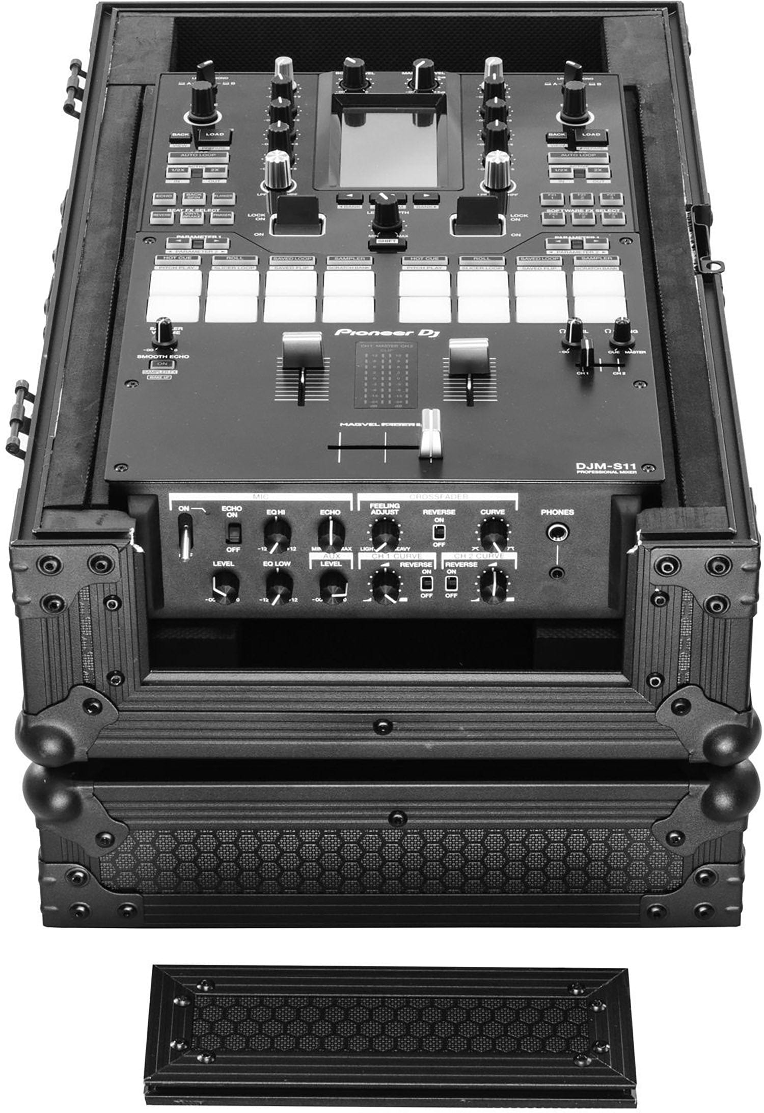 Odyssey 810097 Custom-Fit Protective Case for Pioneer DJM-S11 Industrial Board